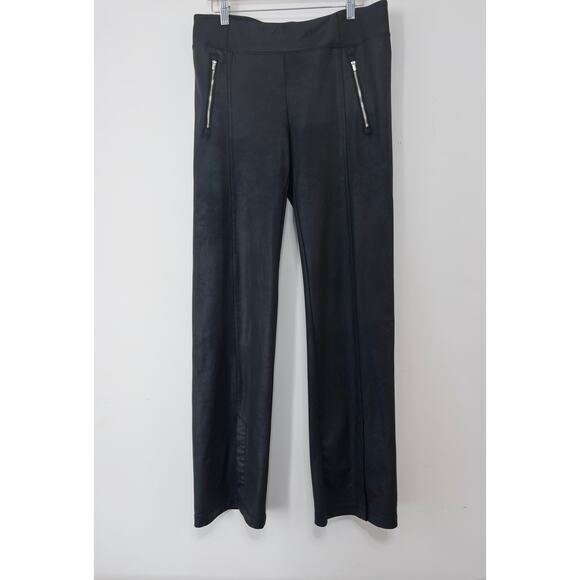 Athleta Delancey Gleam Straight Leg Pants sz L/T sleek athleisure commuter style - Picture 1 of 5